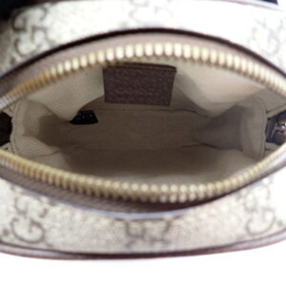Gucci Neo Shoulder Bag Brown GG Supreme Canvas Leather - Picture 5 of 9
